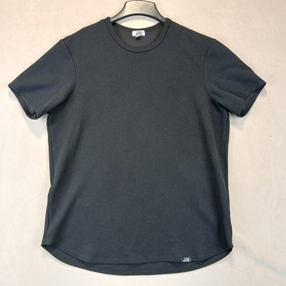 One Bone Shirt Mens 0 XL Mens Bullet T Textured 23x29 Waffle Knit Curved
